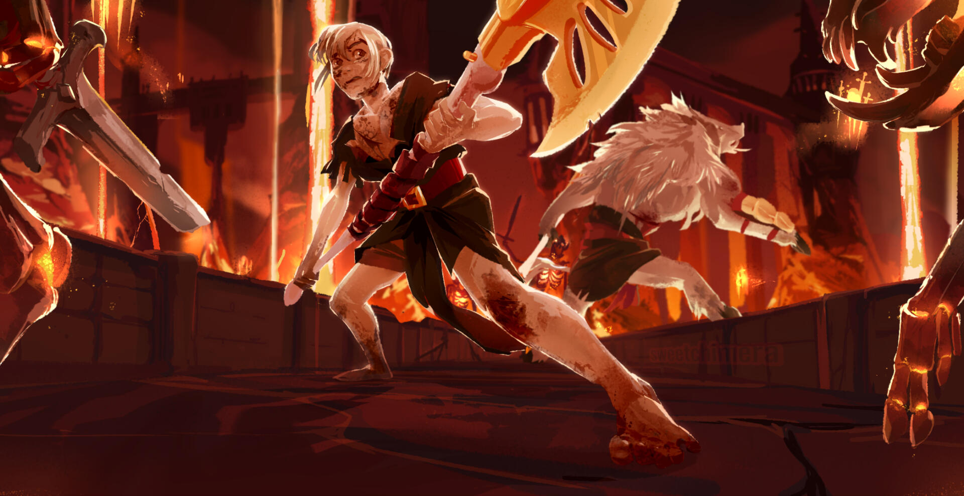 Personal Illustration(Nether Fortress)—2021